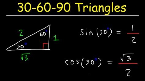 Special Right Triangles 30 60 90 Calculator
