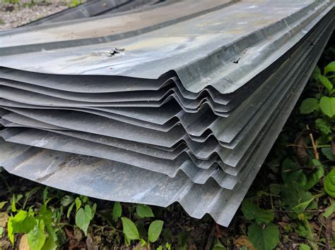Used Galvanized Steel 12ft Sheets Iron Galvalume Roofing Etsy