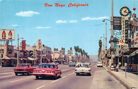 vintage van nuys & victory blvd san fernando valley 1960's los angeles
