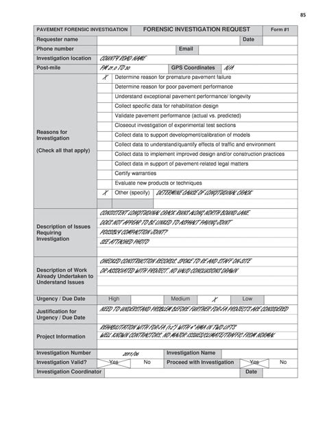 Forensic Report Template