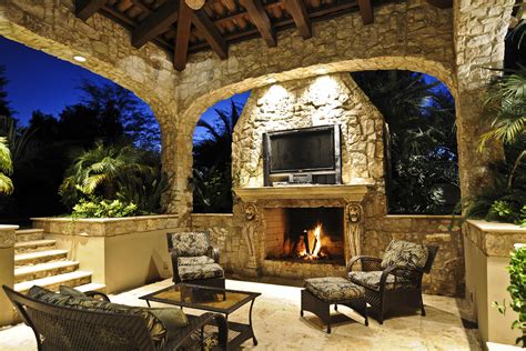 Patio Outdoor Fireplace Outdoor Spaces