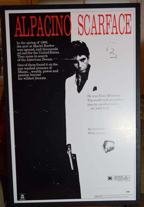 Scarface Autographed Signed A4 Pp Poster Photo Print 8 Al Pacino
