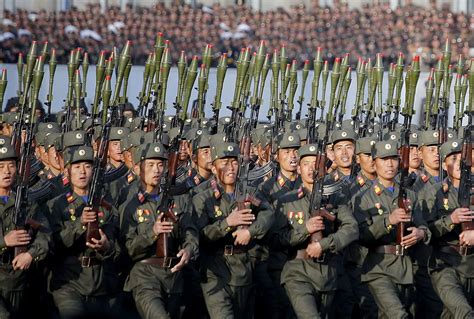 Troops Mass In Pyongyang Show Of Strength Defencetalk