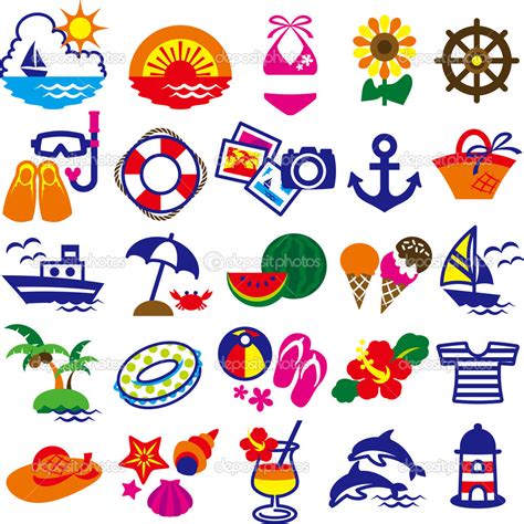 Summer Logos Clip Art