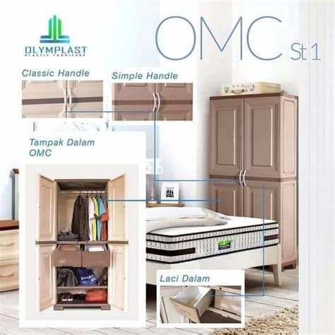 Penggunaan lemari gantung juga dapat membantu untuk meminimalisir penggunan. Lemari Plastik / Lemari Pakaian Gantung OMC ST1 Olymplast ...