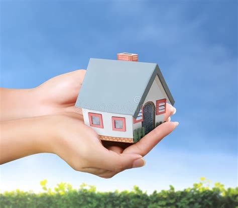 House In Hands Stock Photo Image Of Estate Conservation 30609178