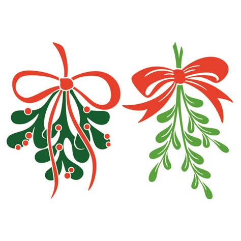 Christmas Mistletoe Cuttable Design