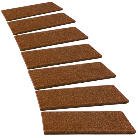 Pure Era Skid Resistant Bullnose Carpet Stair Treads Set Of 7 Non Slip