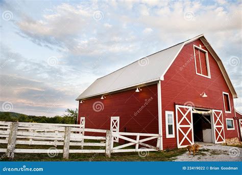 Red Barn Stock Photo Image Of Rustic Building Scene 23419022