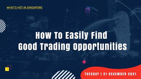 How To Easily Find Good Trading Opportunities Youtube