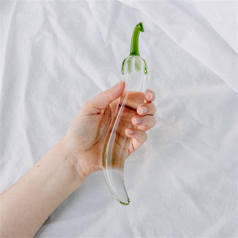 Chili Pepper Glass Dildo — Bonjibon