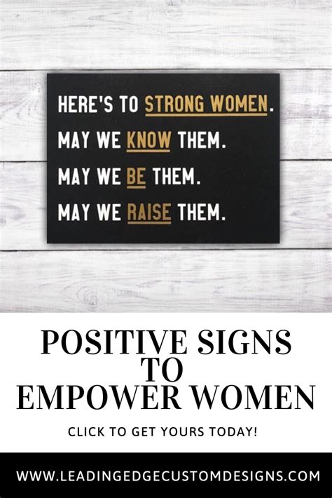 Best strong women quotes 1. Here's to Strong Women Sign | Other woman quotes, Woman ...