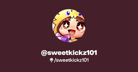 Sweetkickz101 Twitter Tiktok Twitch Linktree