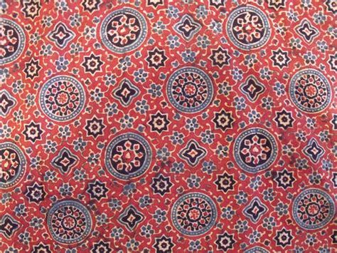 Indian Textile Art Contemporary Riyal Printed Indian Textile Design