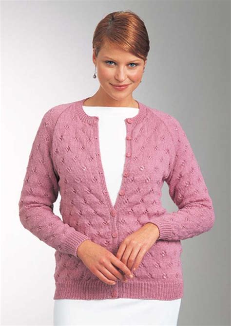 Patons Bluebell 5 Ply Classic Sweater Or Cardigan Crossways Wool