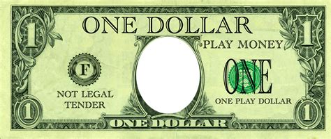 Cartoon 1 Dollar Bill