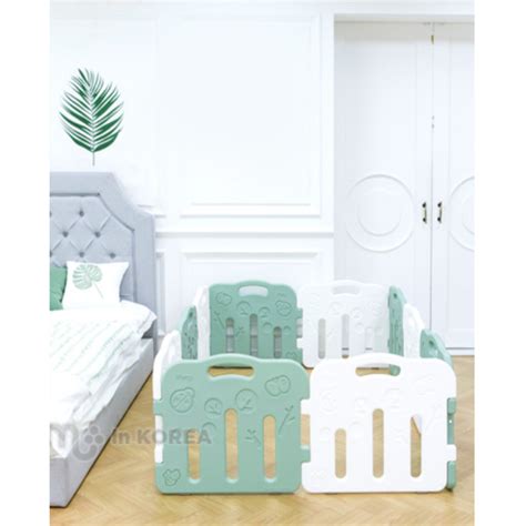 Ifam Playpen Forest Baby Room Sage White With Door 10panels L198 X