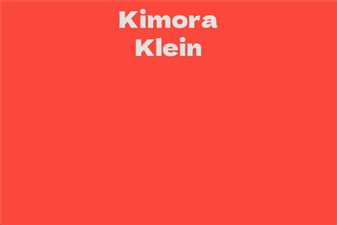 kimora klein facts bio career net worth aidwiki