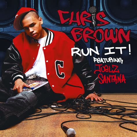 Carátula Frontal De Chris Brown Run It Featuring Juelz Santana Cd
