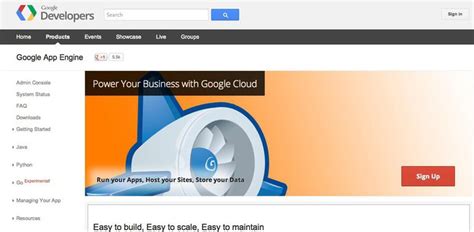 Google app engine allows the running of java, python or go applications locked down in a sandbox on google's infrastructure. How to Deploy a Google App Engine Console