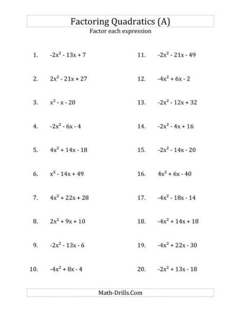 11 Grade Math Worksheets