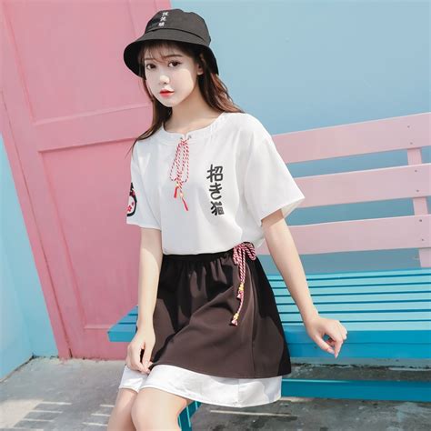 2020 Summer Elastic Waist New Girl Skirt Women S Skirts Ladies Kawaii Female Korean Harajuku