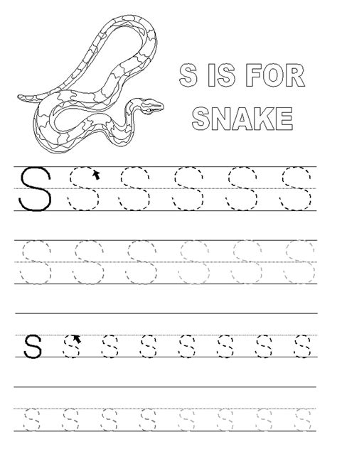 All files focus specifically on uppercase and practice tracing, writing the letter k k. Letter S Worksheets Printable | Activity Shelter