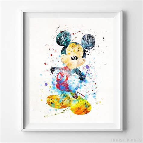 Mickey Mouse Watercolor At Explore Collection Of
