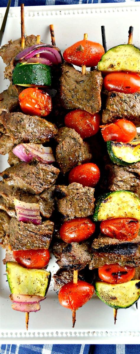 Shish Kabob Tender Chunks Of Marinaded Grilled Beef Recipe