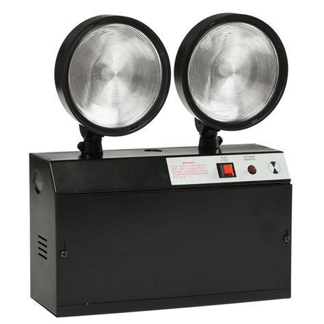 2W LED Rechargeable Twin Spot Emergency Lights Battery Powered