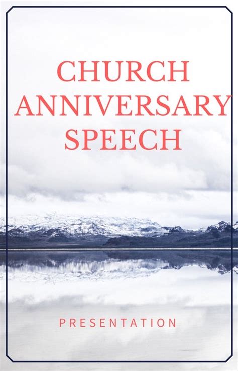 Black Church Anniversary Welcome Speeches