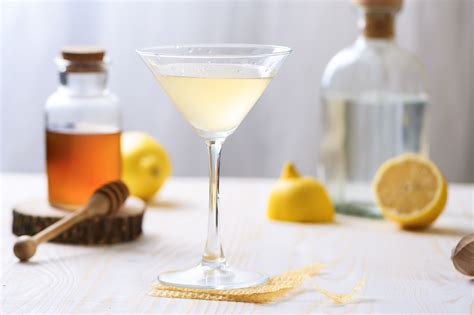 In a cocktail shaker filled with ice, add lemon juice, gin and honey syrup. The Easy Bee's Knees Cocktail Recipe