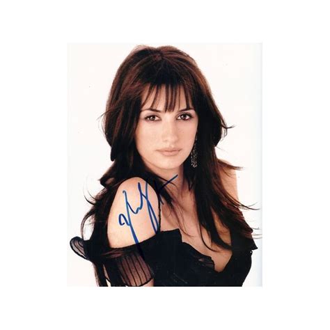 Penelope Cruz Autograph