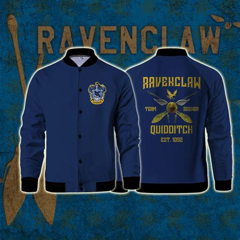 Ravenclaw Quidditch Team Harry Potter Baseball Jacket Moveekbuddyshop