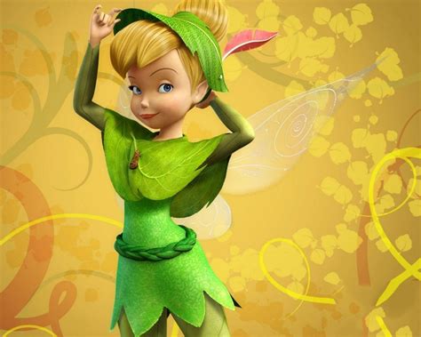 Tinker Bell As Peter Pan Full Hd Wallpaper And Background