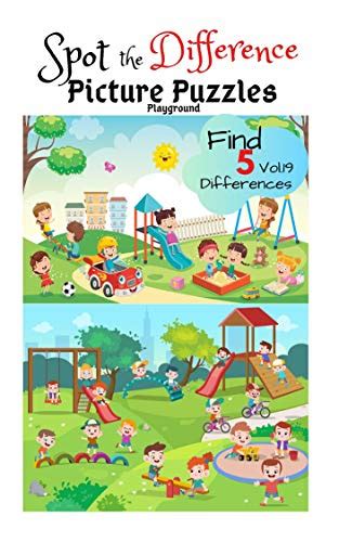 Spot The Difference Picture Puzzles Playground Find 5 Differences Vol