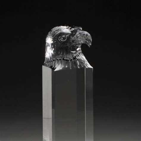 Genuine Optical Crystal American Eagle Awardtrophy Trolley