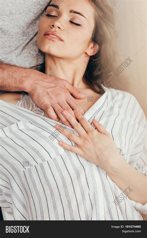 Man Touching Chest Image And Photo Free Trial Bigstock