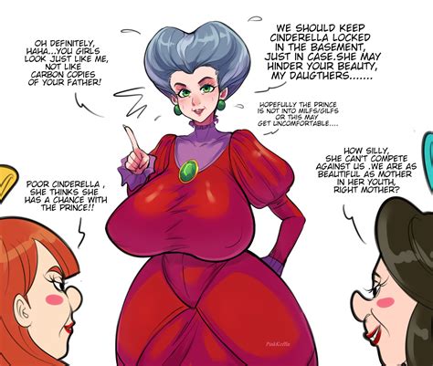 Rule 34 3girls Anastasia Tremaine Big Breasts Busty Cinderella 1950 Film Curvaceous Curvy