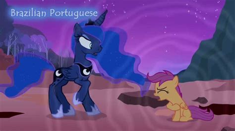 Mlp Fim Princess Luna And Scootaloo Multi Language Youtube