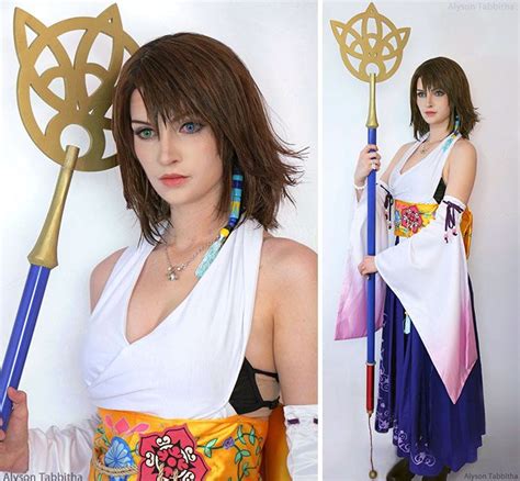 Yuna From Final Fantasy Yuna Final Fantasy Final Fantasy Cosplay Final Fantasy Characters