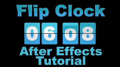 Digital Clock After Effects Template Free Printable Templates