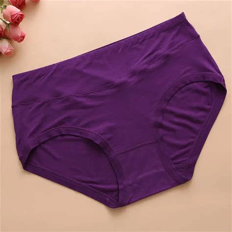 Buy 1pc Breathable Lady Underwear Womens Briefs Bamboo Fiber Underpants Non