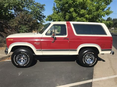 1986 Ford Bronco Original Paint Rust Free 4 Speed For Sale Ford