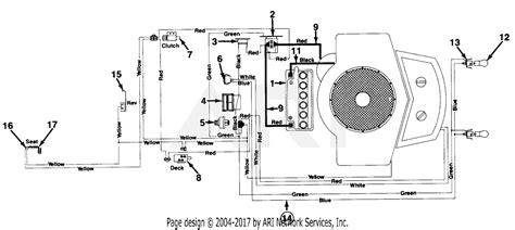 Mtd Ranch King Mdl 140 849h205843268 Parts Diagram For Electrical