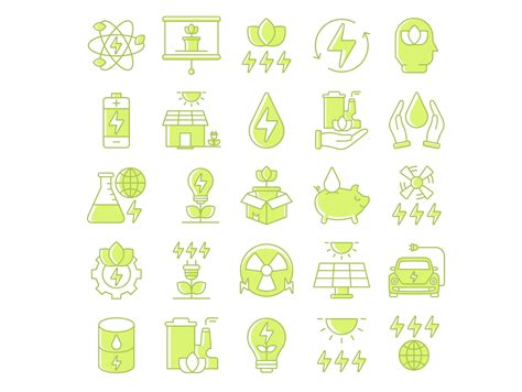 Renewable Energy And Green Technology Graphic By Iconika · Creative Fabrica