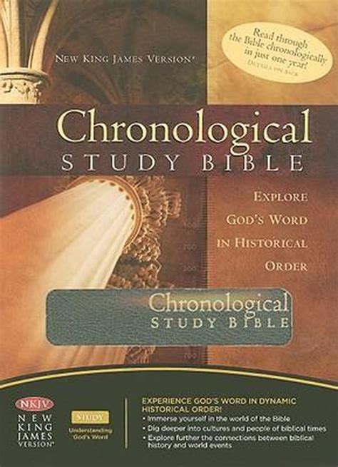 Chronological Study Bible Nkjv 9781418542511 Thomas Nelson Boeken