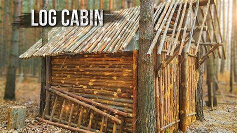 Building My Log Cabin Alone In The Woods Part 5 Youtube