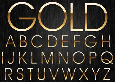 26 Vintage Gold Alphabet Pen Drawn Font Gold Etsy In 2021 Custom