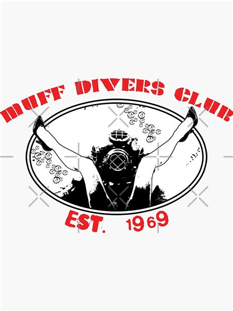 Muff Divers Club Funny Muff Diving Adult Humor Sticker For Sale By